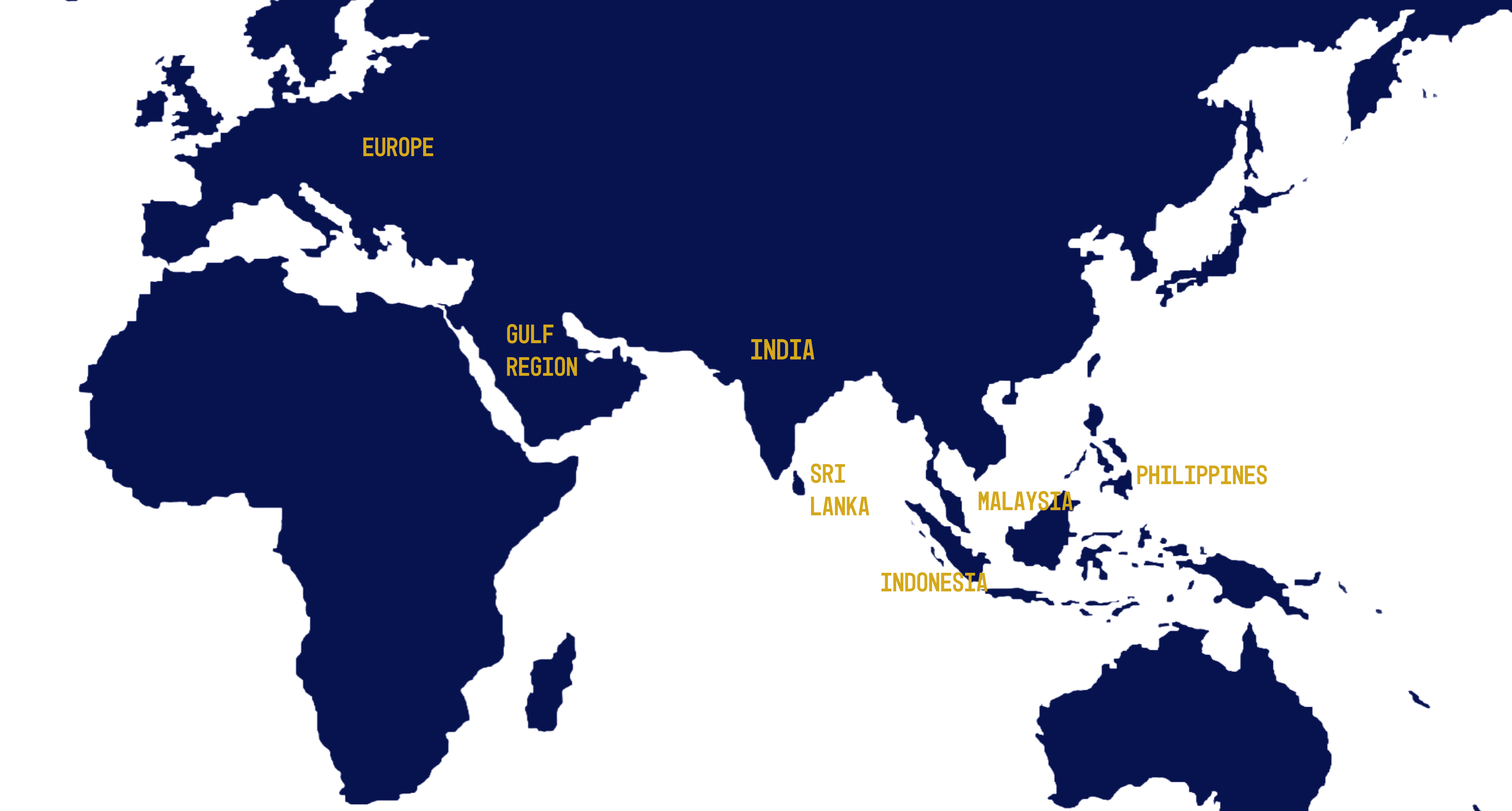 Map of regions served by SOKSN
